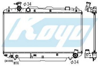 6 849 р. RAV4 РАДИАТОР ОХЛАЖДЕН MT 2 (KOYO) KOYORAD tyrv400-910  с доставкой в г. Воронеж. Увеличить фотографию 1