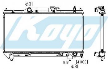 9 299 р. AVENSIS {3SFE} РАДИАТОР ОХЛАЖДЕН MT 2 (KOYO) KOYORAD tyave97-912  с доставкой в г. Воронеж. Увеличить фотографию 1