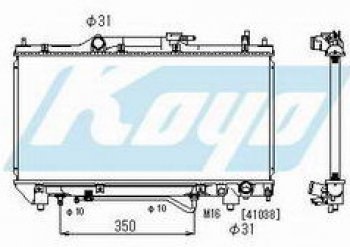 10 699 р. AVENSIS {3SFE} РАДИАТОР ОХЛАЖДЕН AT 2 (KOYO) KOYORAD tyave97-915  с доставкой в г. Воронеж. Увеличить фотографию 1