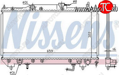 6 499 р. AVENSIS (7AFE) РАДИАТОР ОХЛАЖДЕН AT 1.8 BODYPARTS tyave98-910  с доставкой в г. Воронеж