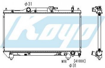 4 579 р. AVENSIS РАДИАТОР ОХЛАЖДЕН MT 2 BODYPARTS tyave97-917  с доставкой в г. Воронеж. Увеличить фотографию 1