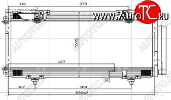 4 599 р. AVENSIS КОНДЕНСАТОР КОНДИЦ BODYPARTS tyave00-930  с доставкой в г. Воронеж