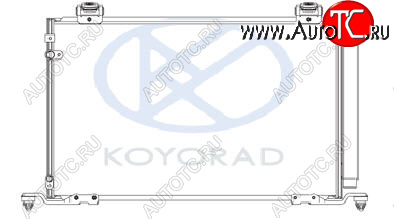 11 299 р. AVENSIS КОНДЕНСАТОР КОНДИЦ 2 , 2.4 (KOYO) KOYORAD tyave03-933  с доставкой в г. Воронеж