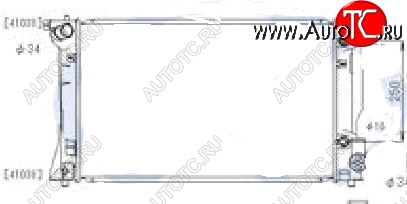 6 599 р. AVENSIS РАДИАТОР ОХЛАЖДЕН AT 2 2.4 BODYPARTS tyave03-912  с доставкой в г. Воронеж
