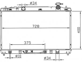 6 999 р. CAMRY РАДИАТОР ОХЛАЖДЕН AT 2.4 BODYPARTS tycam06-914  с доставкой в г. Воронеж. Увеличить фотографию 1