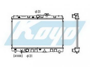 3 379 р. COROLLA {CARINA II 88-91 1.6} РАДИАТОР ОХЛАЖДЕН 1.3 MT (KOYO) KOYORAD tycrl88-911  с доставкой в г. Воронеж. Увеличить фотографию 1