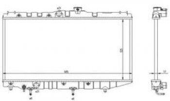 2 699 р. COROLLA РАДИАТОР ОХЛАЖДЕН AT 1.3 1.5 1.6 (1 ряд) BODYPARTS tycrl88-912  с доставкой в г. Воронеж. Увеличить фотографию 1