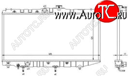 2 699 р. COROLLA РАДИАТОР ОХЛАЖДЕН AT 1.3 1.5 1.6 (1 ряд) BODYPARTS tycrl88-912  с доставкой в г. Воронеж