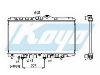 3 379 р. COROLLA РАДИАТОР ОХЛАЖДЕН AT 1.3 1.5 1.6 (KOYO) KOYORAD tycrl88-914  с доставкой в г. Воронеж. Увеличить фотографию 1