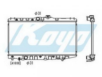 4 899 р. COROLLA РАДИАТОР ОХЛАЖДЕН MT 1.5 1.6 (KOYO) KOYORAD tycrl88-917  с доставкой в г. Воронеж. Увеличить фотографию 1