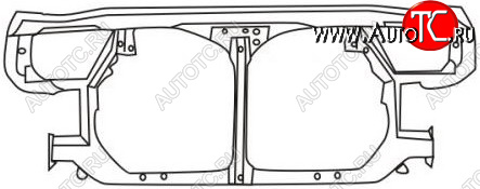 7 799 р. CAMRY СУППОРТ РАДИАТОРА (Тайвань) TYG tycam92-380  с доставкой в г. Воронеж