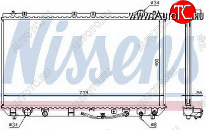 12 749 р. CAMRY РАДИАТОР ОХЛАЖДЕН AT 3 BODYPARTS tycam97-912  с доставкой в г. Воронеж