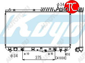 6 849 р. CAMRY {ES 300 97-} РАДИАТОР ОХЛАЖДЕН AT 3 (KOYO) KOYORAD tycam97-913  с доставкой в г. Воронеж
