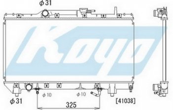 4 299 р. CARINA E РАДИАТОР ОХЛАЖДЕН AT 1.6 1.8 (1 ряд) BODYPARTS tycae92-915  с доставкой в г. Воронеж. Увеличить фотографию 1