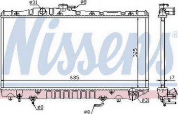 2 699 р. CARINA II РАДИАТОР ОХЛАЖДЕН AT 2 BODYPARTS tyca288-914  с доставкой в г. Воронеж. Увеличить фотографию 1