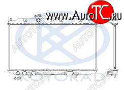 5 799 р. ALMERA {+ P12 02-} РАДИАТОР ОХЛАЖДЕН MT (KOYO) KOYORAD nnalm02-912  с доставкой в г. Воронеж