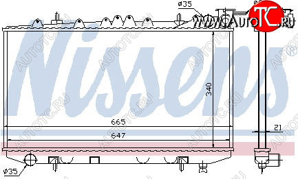 10 999 р. P10 РАДИАТОР ОХЛАЖДЕН AT 1.6 2 , 2 16 КЛАП (1 ряд) BODYPARTS nnp1091-912  с доставкой в г. Воронеж