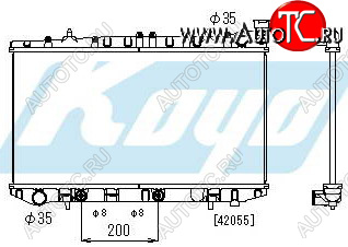 5 249 р. P10 РАДИАТОР ОХЛАЖДЕН AT 1.8 (KOYO) KOYORAD nnp1091-915  с доставкой в г. Воронеж