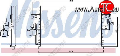 7 249 р. P10 КОНДЕНСАТОР КОНДИЦ (R134A) BODYPARTS nnp1091-930  с доставкой в г. Воронеж