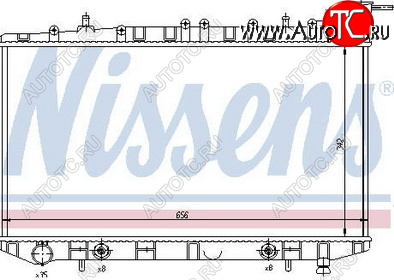 3 289 р. P10 РАДИАТОР ОХЛАЖДЕН AT 1.8 BODYPARTS nnp1091-916  с доставкой в г. Воронеж