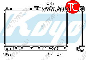 9 599 р. GALANT РАДИАТОР ОХЛАЖДЕН MT 1.8 2 (KOYO) KOYORAD mbgal88-910  с доставкой в г. Воронеж