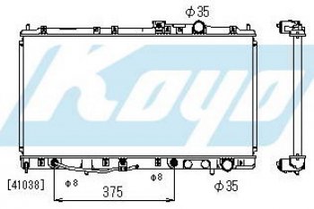 7 299 р. GALANT РАДИАТОР ОХЛАЖДЕН AT 1.8 2 2.5 BODYPARTS mbgal93-913  с доставкой в г. Воронеж. Увеличить фотографию 1