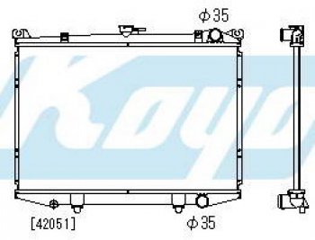 4 199 р. TERRANO РАДИАТОР ОХЛАЖДЕН MT 2.4 3 BODYPARTS nnter87-913  с доставкой в г. Воронеж. Увеличить фотографию 1