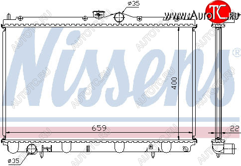 16 299 р. CARISMA (+ SPACE STAR 98-) РАДИАТОР ОХЛАЖДЕН MT 1.6 1.8 BODYPARTS mbcar95-913  с доставкой в г. Воронеж