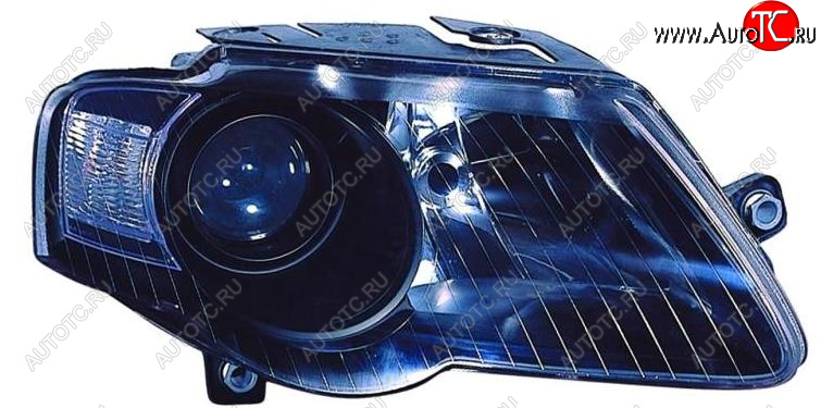 12 599 р. Правая фара (c электрокорректором) DEPO Volkswagen Passat B6 седан (2005-2011) (линзован)  с доставкой в г. Воронеж