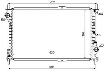8 199 р. CONNECT РАДИАТОР ОХЛАЖДЕН (NISSENS) (NRF) (GERI) (см.каталог) NISSENS fdcoc02-910  с доставкой в г. Воронеж. Увеличить фотографию 1
