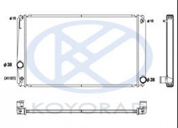 6 999 р. RAV4 РАДИАТОР ОХЛАЖДЕН 2 (KOYO) KOYORAD tyrv406-910  с доставкой в г. Воронеж. Увеличить фотографию 1