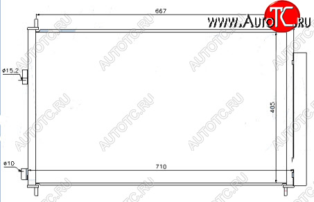 3 499 р. RAV4 КОНДЕНСАТОР КОНДИЦ (см.каталог) BODYPARTS tyrv406-931  с доставкой в г. Воронеж