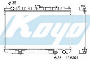 5 999 р. MAXIMA QX РАДИАТОР ОХЛАЖДЕН MT 2 3 (KOYO) KOYORAD nnmxq00-910  с доставкой в г. Воронеж. Увеличить фотографию 1