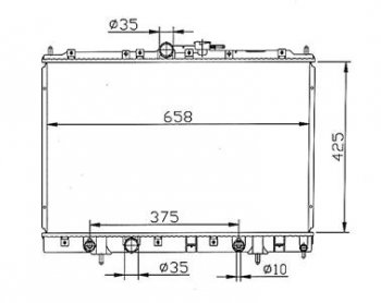 8 249 р. PININ (4G93) РАДИАТОР ОХЛАЖДЕН AT BODYPARTS mbpin99-910  с доставкой в г. Воронеж. Увеличить фотографию 1