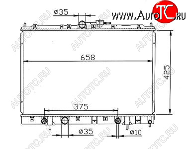 8 249 р. PININ (4G93) РАДИАТОР ОХЛАЖДЕН AT BODYPARTS mbpin99-910  с доставкой в г. Воронеж