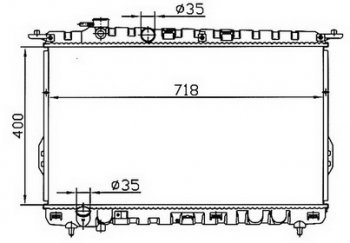 3 299 р. SONATA (SONATA 99-01MAGENTIS 01-) РАДИАТОР ОХЛАЖДЕН MT BODYPARTS hnson02-912  с доставкой в г. Воронеж. Увеличить фотографию 1