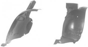 Правый подкрылок передний (задняя часть) TYG Peugeot 406 ( 8B,  8E,F) (1995-1999) седан дорестайлинг, универсал дорестайлинг