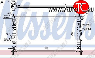 4 199 р. VECTRA РАДИАТОР ОХЛАЖДЕН (см.каталог) BODYPARTS opvca96-915  с доставкой в г. Воронеж
