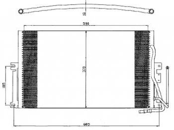 5 799 р. VECTRA КОНДЕНСАТОР КОНДИЦ BODYPARTS opvca99-930  с доставкой в г. Воронеж. Увеличить фотографию 1