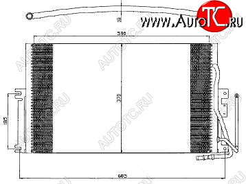 5 799 р. VECTRA КОНДЕНСАТОР КОНДИЦ BODYPARTS opvca99-930  с доставкой в г. Воронеж