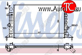 2 299 р. VECTRA РАДИАТОР ОХЛАЖДЕН (см.каталог) BODYPARTS opvca96-916  с доставкой в г. Воронеж