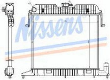 9 199 р. OMEGA РАДИАТОР ОХЛАЖДЕН (NISSENS) (NRF) (GERI) (см.каталог) NISSENS opomb86-913  с доставкой в г. Воронеж. Увеличить фотографию 1