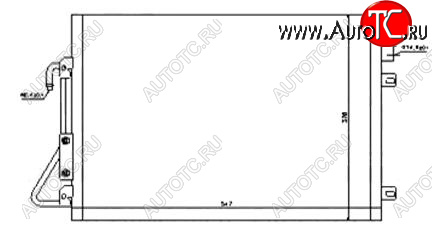 3 289 р. LOGAN КОНДЕНСАТОР КОНДИЦ (см.каталог) BODYPARTS rnlog05-931  с доставкой в г. Воронеж