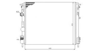 2 189 р. CLIO (+SYMBOL 98- KANGOO 98- LOGAN 04-) РАДИАТОР ОХЛАЖДЕН BODYPARTS rncli98-914  с доставкой в г. Воронеж. Увеличить фотографию 1