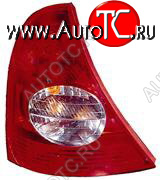 2 189 р. Левый фонарь DEPO  Renault Clio ( CB,  BB) (2001-2012) рестайлинг, хэтчбэк 3 дв., рестайлинг, хэтчбэк 5 дв.  с доставкой в г. Воронеж