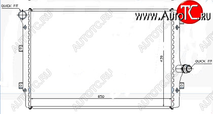 4 549 р. GOLF РАДИАТОР ОХЛАЖДЕН (см.каталог) BODYPARTS vwglf04-918  с доставкой в г. Воронеж