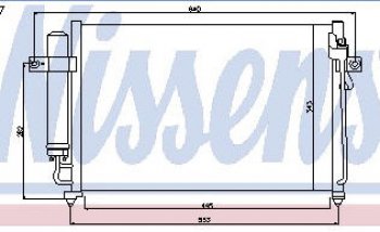 4 649 р. GETZ {535 x 325 mm} КОНДЕНСАТОР КОНДИЦ MT (NISSENS) (AVA) (см.каталог) NISSENS hngez02-930  с доставкой в г. Воронеж. Увеличить фотографию 1