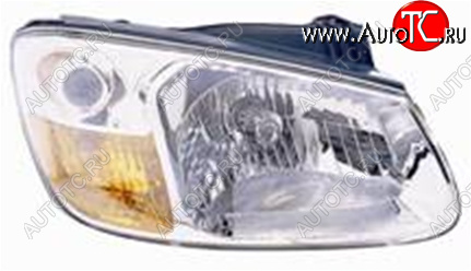 8 999 р. Правая фара (c электрокорректором) DEPO  KIA Cerato  1 LD (2003-2007) седан дорестайлинг  с доставкой в г. Воронеж