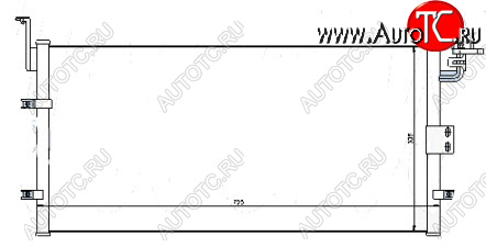 4 399 р. SONATA КОНДЕНСАТОР КОНДИЦ BODYPARTS hnson98-930  с доставкой в г. Воронеж
