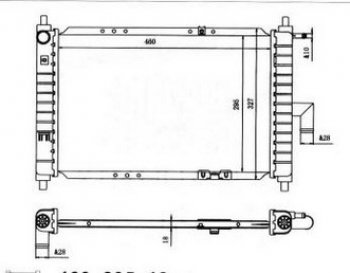 3 269 р. MATIZ 01- РАДИАТОР ОХЛАЖДЕН MT BODYPARTS dwmiz01-910  с доставкой в г. Воронеж. Увеличить фотографию 1